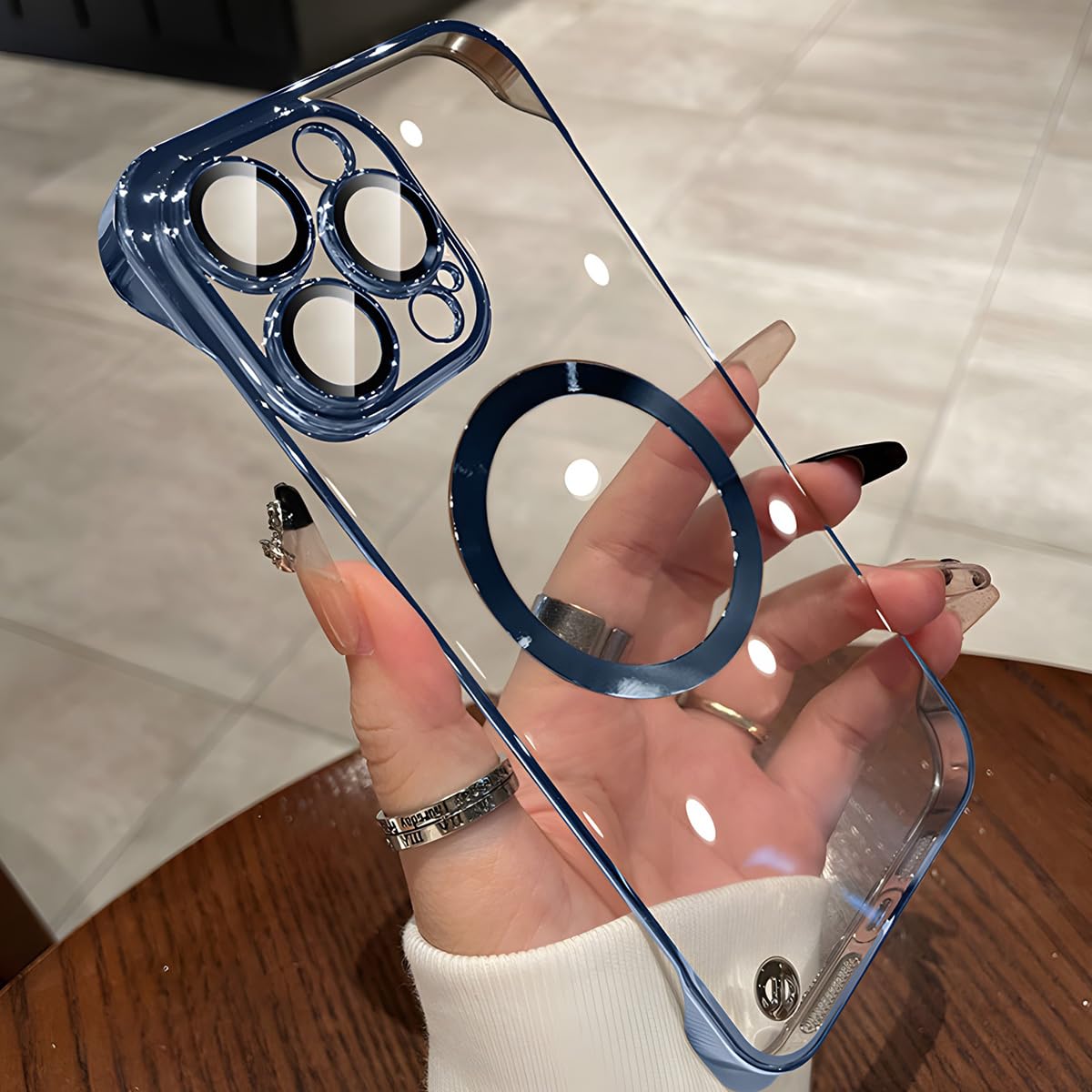 Amazon.co.jp: MRedoxe 「極薄」 iPhone 15 Pro Max ケース フレーム